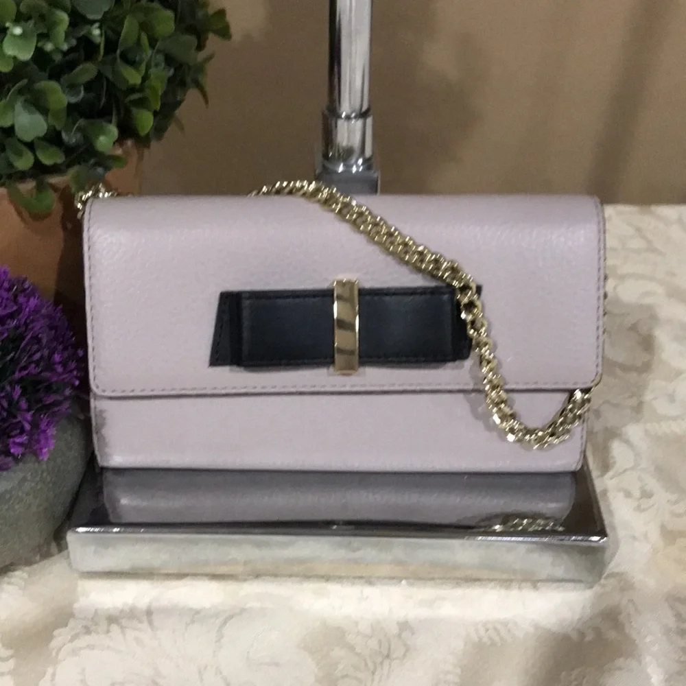 Kate Spade Leather Wristlet/ Wallet with Chain